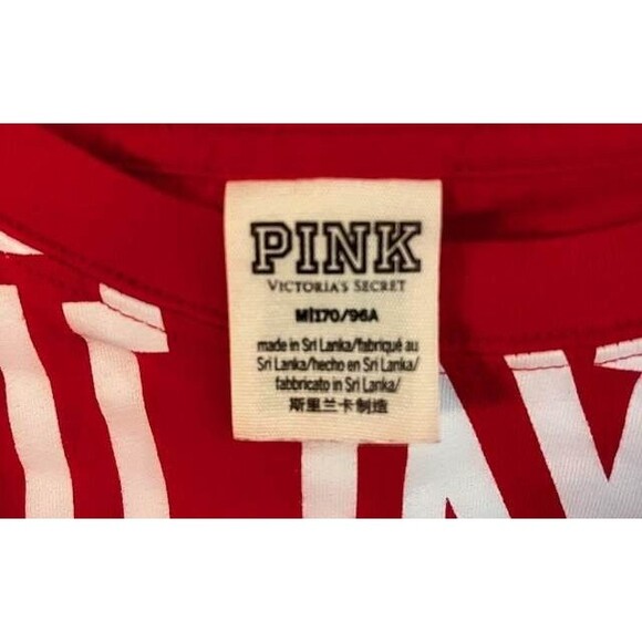 Pink Nation Victoria’s Secret Red Holiday Snowflake Crop Top Medium - Picture 7 of 7
